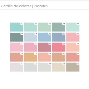 Cartilla de colores l Pasteles