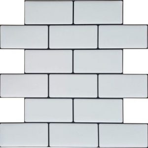 Vinilo Autoadhesivo Diseño Cerámico Blanco