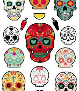 Wallsticker Calavera